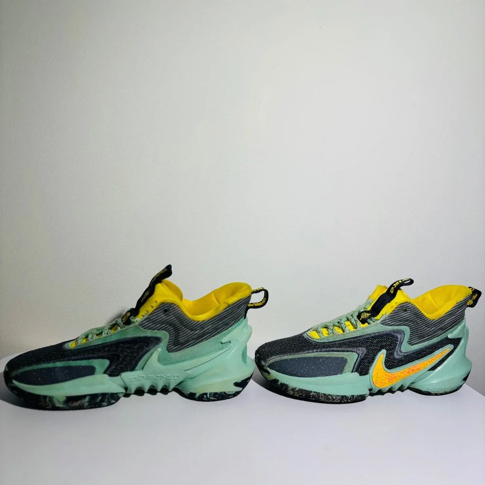 Nike Cosmic Unity‎ 2 Enamel Green Multi Basketball Shoe DH1537-300 Men's Sz 7.5